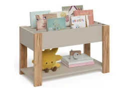 Vicco Prateleira*Prateleira infantil caxemira/artesanal 80x37x46 malia Bege