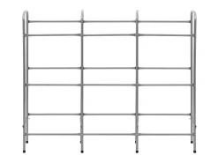 Prateleira*Prateleira para 9 caixas 145x33x116 cm aço PT388983 Prateado