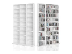 Vicco Prateleira*Prateleira para CD 102x16x178 jukebox Branco