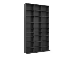 Vicco Prateleira*Prateleira para CD 102x16x178 jukebox Preto
