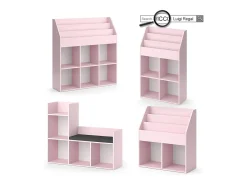 Vicco Prateleira*Prateleira para crianças 107.2x31.2x114.2 luigi Rosa