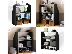 Vicco Prateleira*Prateleira para tectos inclinados antracite 90x50x100 Cinza antracite