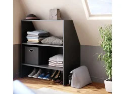 Vicco Prateleira*Prateleira para tectos inclinados antracite 90x50x100 Cinza antracite