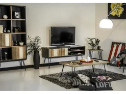 Prateleira 90x195x35 cm Preto adesso adesl02^ Discount