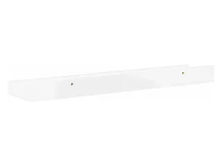 vidaxl Prateleira*Prateleiras de parede 2 pcs 40x9x3 cm brilhante Branco