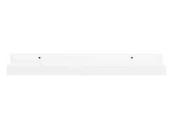 vidaxl Prateleira*Prateleiras de parede 2 pcs 40x9x3 cm brilhante Branco
