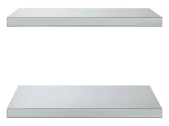 Prateleiras de parede 2 pcs 50x40x3 cm aço inoxidável PT530606* Sale