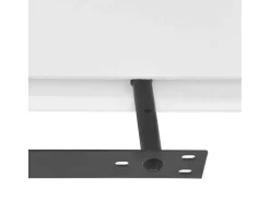 vidaxl Prateleira*Prateleiras de parede 4 pcs 100 cm Branco