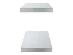 Prateleiras de parede 2 pcs 75x23,5x3cm aço inoxidável^vidaxl Online