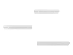 Online Prateleiras de parede 3 pcs aço inoxidável Prateleira