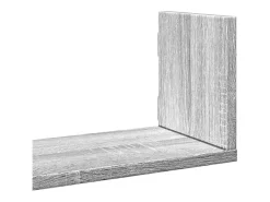 vidaxl Prateleira*Prateleiras de parede 3 pcs derivados madeira sonoma Cinzento