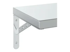 Prateleiras de parede 2 pcs 75x23,5 cm aço inoxidável*vidaxl Outlet