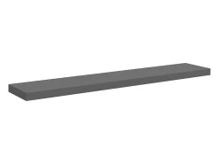 vidaxl Prateleira*Prateleiras de parede suspensas 2 pcs 120x23,5x3,8cm MDF cinza Cinzento