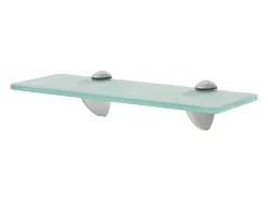Hot Prateleiras flutuantes 2 pcs vidro 30x10 cm 8 mm Prateleira