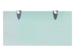 Hot Prateleiras flutuantes 2 pcs vidro 40x20 cm 8 mm PT190678 Prateleira