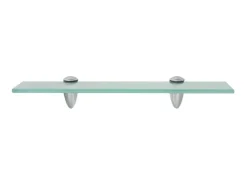 Hot Prateleiras flutuantes 2 pcs vidro 40x20 cm 8 mm PT190678 Prateleira
