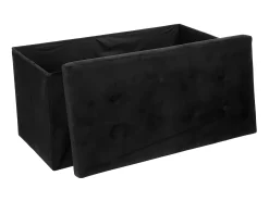 Pufe Duplo Dobrável Lysandre Sala de Estar/Jantar, 76x38 cm^Atmosphera Discount