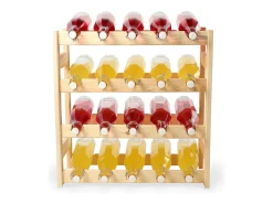 Rack de vinho de madeira KADAX Rack de álcool para 20 garrafas* Discount
