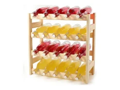 Rack de vinho de madeira KADAX Rack de álcool para 20 garrafas* Discount