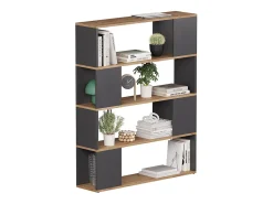 Vicco Prateleira*Raumteiler carvalho antracite/goldkraft 100x24x124.5 eneos Cinza antracite