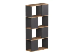 Vicco Prateleira*Raumteiler carvalho antracite/goldkraft 60x24x124.5 eneos Cinza antracite