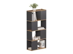 Vicco Prateleira*Raumteiler carvalho antracite/goldkraft 60x24x124.5 eneos Cinza antracite