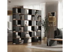 Vicco Prateleira*Raumteiler carvalho antracite/goldkraft 80x24x186 eneos Cinza antracite