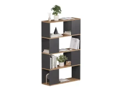 Vicco Prateleira*Raumteiler carvalho antracite/goldkraft 80x24x124.5 eneos Cinza antracite