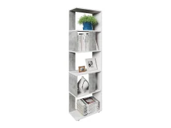 Vicco Prateleira*Raumteiler concreto/branco 45x23.6x162.6 Cinzento claro