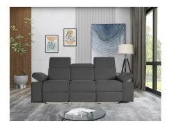 Loft24 Sofá*Rayland | Sofá 3 Lugares Manuel Cinza antracite