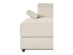 Loft24 Sofá*Rayland | Sofá Chaiselong 3 Lugares Esquerdo Elétrico Branco