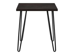 Regal | Mesa de centro com 1 prateleira em efeito nogueira com estrutura metálica*Dorel Home Clearance