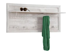 New Rondo : Painel de parede com 8 ganchos em MDF Natur Cabide De Pé