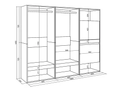 Online Roupeiro aberto, 180x35x145cm, Para quarto, dormitório, Sapateira, Móvel De Entrada
