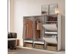 Online Roupeiro aberto, 180x35x145cm, Para quarto, dormitório, Sapateira, Móvel De Entrada