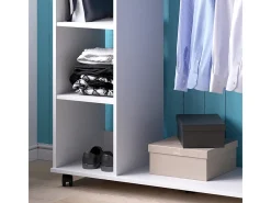 Vicco Móvel De Entrada*Roupeiro 110x42x129.4 cosmo Branco