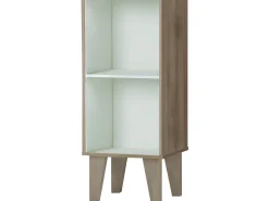 Loft24 Biblioteca*Ruby | Estante com 1 Prateleira em MDF Bétula Branca Branco