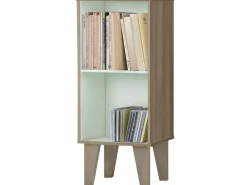Loft24 Biblioteca*Ruby | Estante com 1 Prateleira em MDF Bétula Branca Branco
