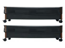 Sacos de Armazenamento SucceBuy sob a Cama com Rodinhas Traváveis, Organizador de Sapatos sob a Cama 2 Peças de 65 x 46 x 18 cm, Caixa de Armazenamento^ Hot