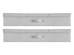 Sacos de Armazenamento SucceBuy sob a Cama 2 Peças de 48 L, Organizador de Sapatos sob a Cama de 80,5x40,5x15,5 cm, Caixa de Armazenamento para Roupas* Discount