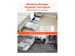 Acessórios De Arrumação*Sacos de Armazenamento SucceBuy sob a Cama com Rodinhas, Organizador de Sapatos sob a Cama de 101x51x15 cm, Caixa de Armazenamento com Tampa Transparente