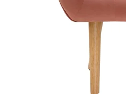 Loft24 Poltrona*Sami | Poltrona em veludo rosa Vermelho