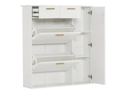 Sapateira - 3 abas, 2 gavetas e 2 prateleiras -^ModernLuxe Discount