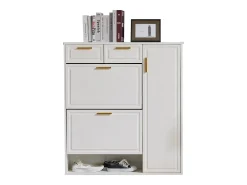 Sapateira - 3 abas, 2 gavetas e 2 prateleiras -^ModernLuxe Discount