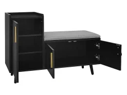 Sapateira - com banco e 3 portas -^ModernLuxe