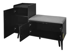 Sapateira - com banco e 3 portas -^ModernLuxe