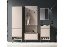 Sapateira 1 porta Alos caxemira e madeira 55cm^Petits-Meubles Hot
