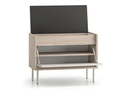Sapateira 1 porta Alos caxemira e madeira 55cm^Petits-Meubles Hot