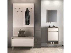 Clearance Sapateira 1 porta Alos caxemira e madeira 55cm Móvel De Arrumação|Sapateira