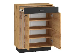 Sapateira 2 portas 1 gaveta Nilo madeira 91cm*Petits-Meubles Outlet